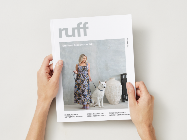 Carlie Wacker & Bazil Join the Hooper Ruff Magazine Dream Team