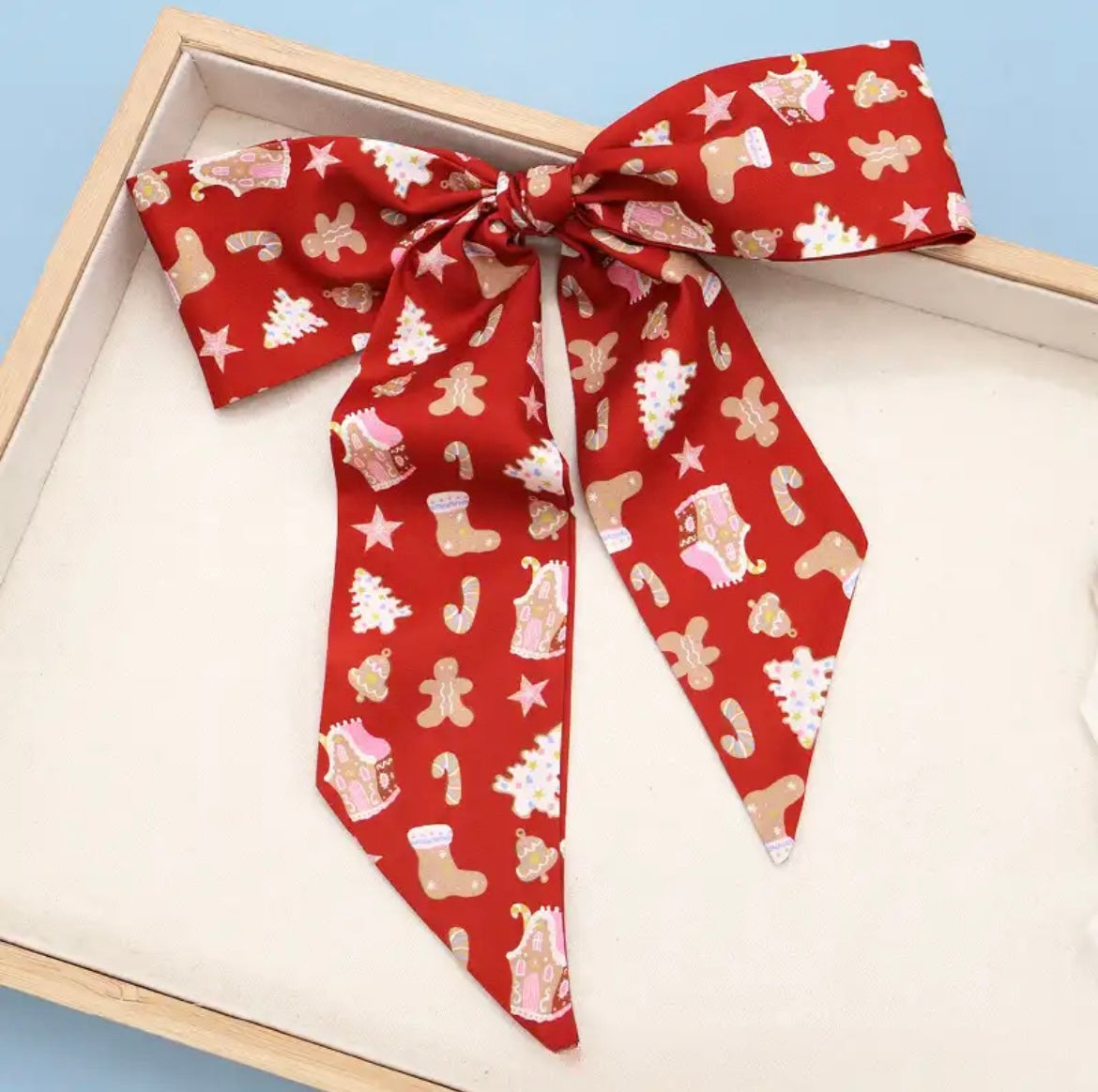Red Gingerbread Twilly