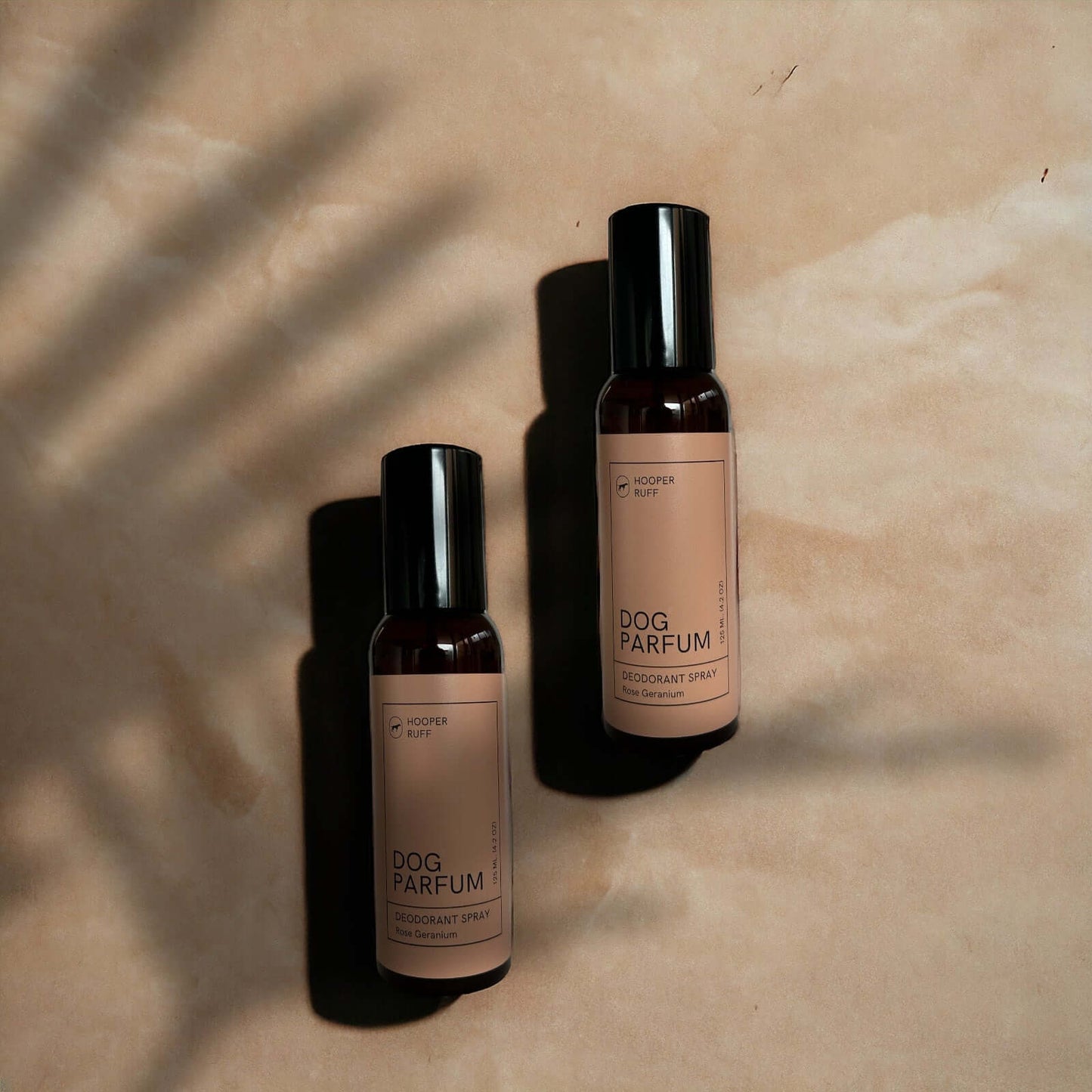 Geranium & Rose Harmony: A balanced blend of rose and geranium, perfect for pampering your dog with a soft floral scent.