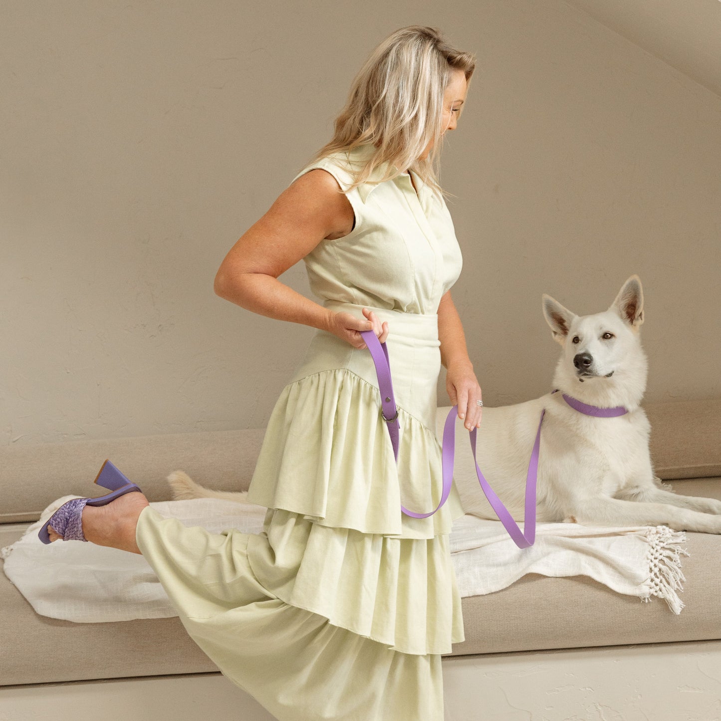 Bordeaux Violet Leash